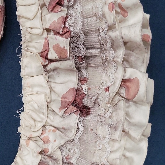 4 piece zombie bride lingerie costume - Picture 7 of 8